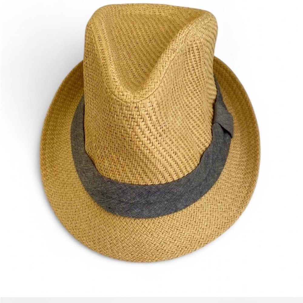 G.H. BASS & CO UNISEX PAPER FEDORA HAT SIZE L/XL UNISEX